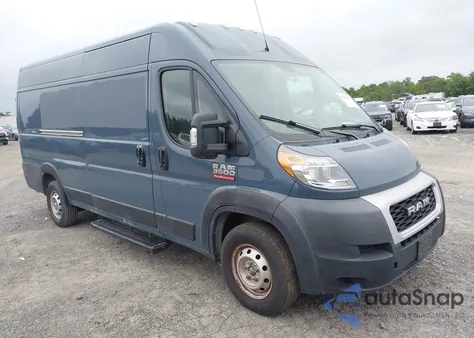 2019 Ram Promaster 3500 Cargo Van High Roof 159 Wb Ext from USA, damaged, VIN 3C6URVJGXKE542014